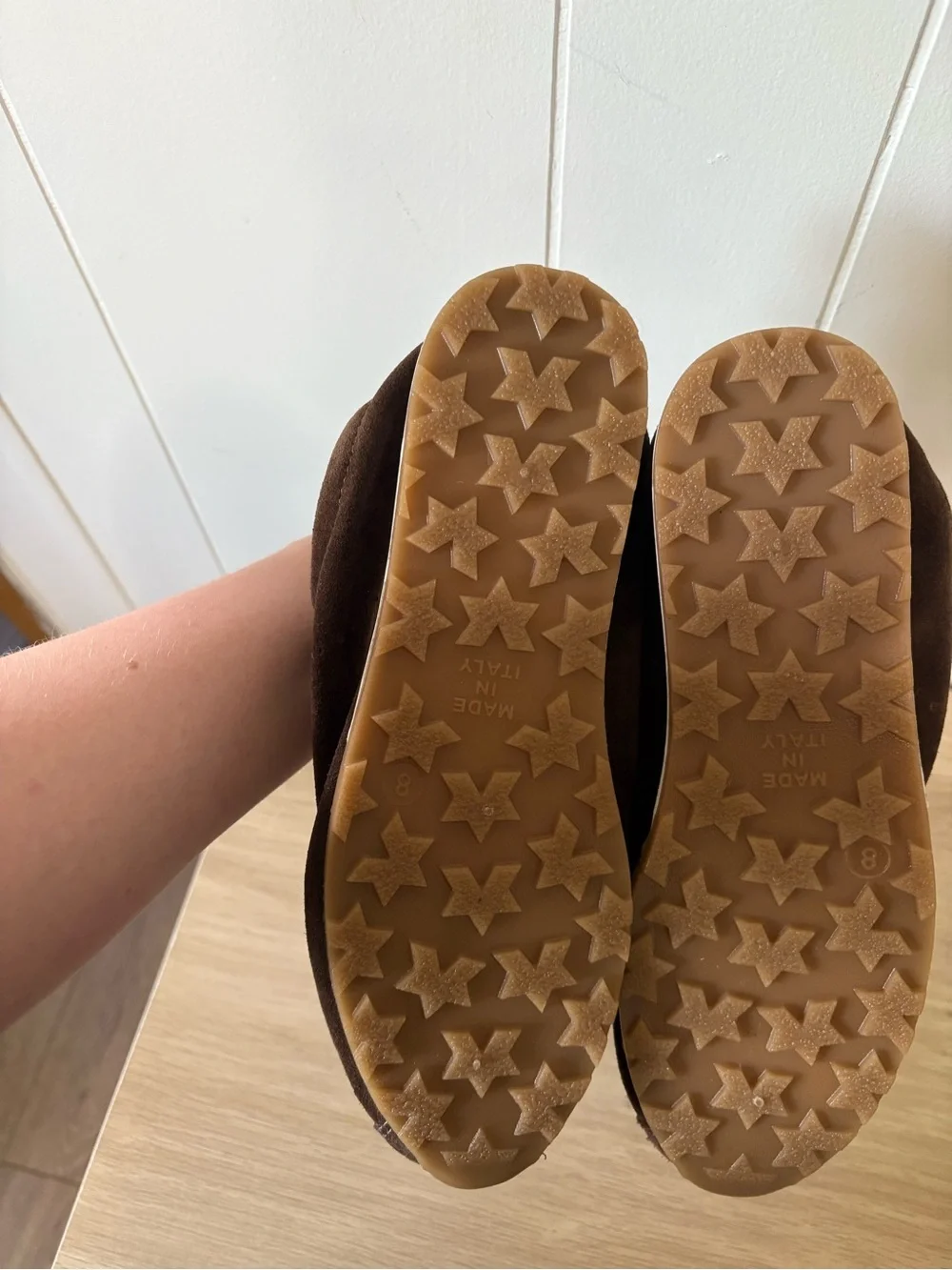 Dolce Vita Serina Suede Sneaker in Brown with White Accents